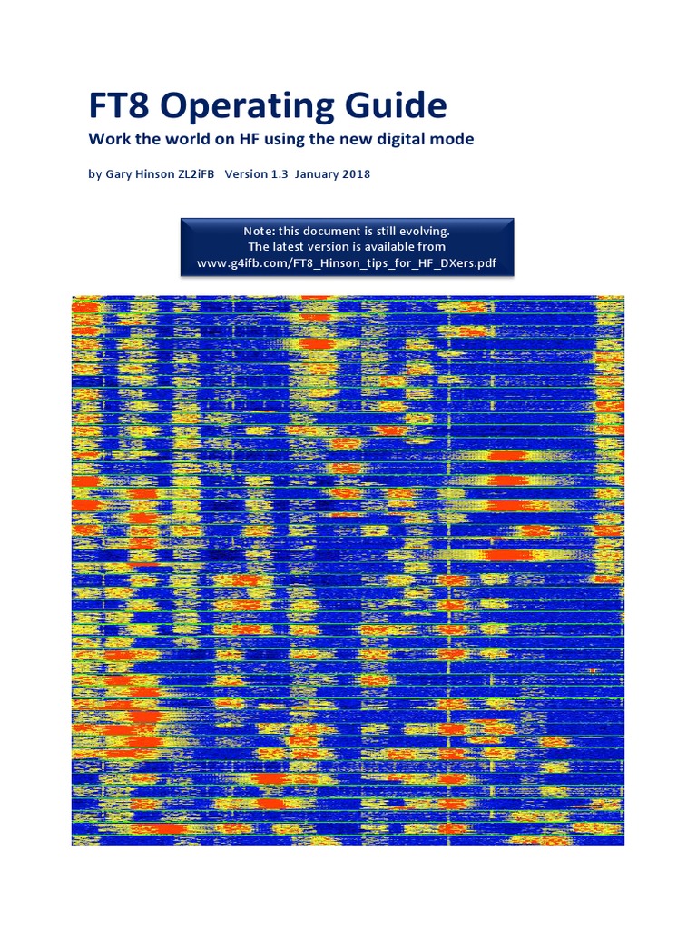 FT8 Hinson Tips For HF DXers | PDF | Signal To Noise Ratio | Microphone
