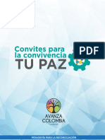 Brochure Tu Paz Convites para La Convivencia - Avanza Colombia