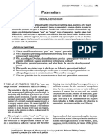 Gerald Dworkin - Paternalism (Artigo) PDF