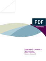 Humberto Maturana - Biología de La Cognición y Epistemología - Primera Conferencia PDF