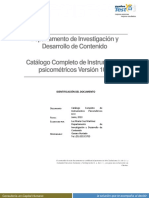 Catalogo de Instrumentos Psicometricos PDF