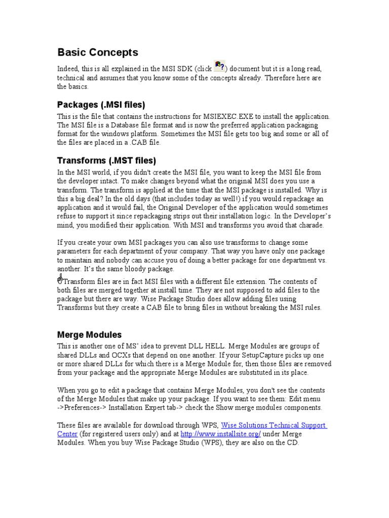 Application Packaging Fundamentals | PDF | Windows Registry | Ibm Pc ...