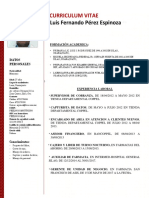 Solicitud de Empleo Por Luis Fernando Pérez Espinoza