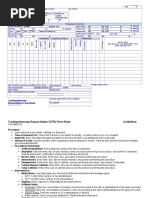 CPR CODE Flow Sheet