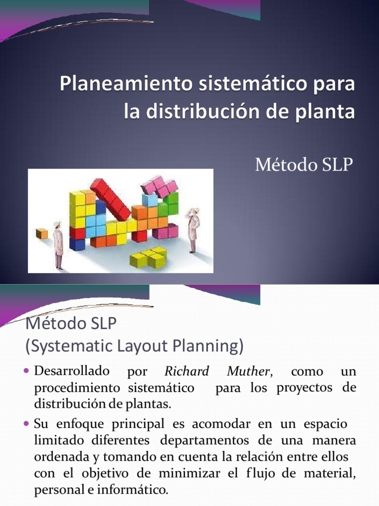 Método SLP para Distribución de Planta | PDF | Planificación | Almacén