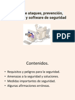 Tipos de Ataques, Prevención, Hardware y Software de Seguridad