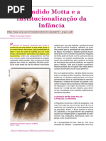 Cândido Motta e a   Institucionalização da   Infância