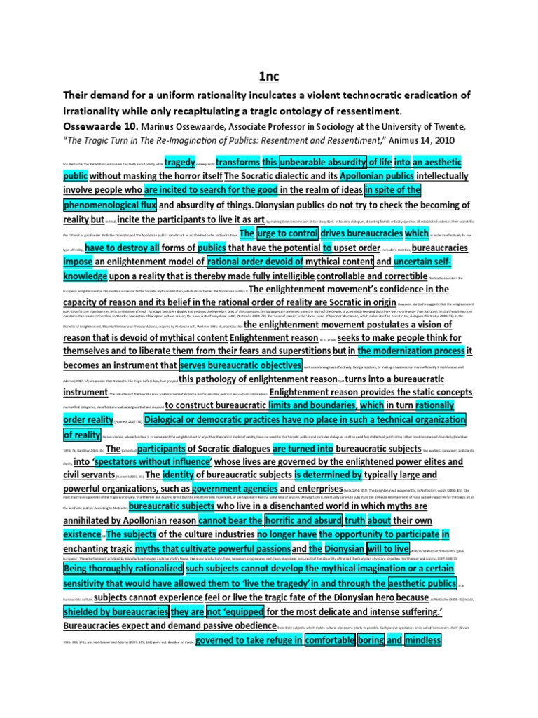 Technocratic Rationality and Bureaucracy | PDF | Ideologies | Friedrich ...