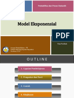 3.3.1 Model Eksponensial