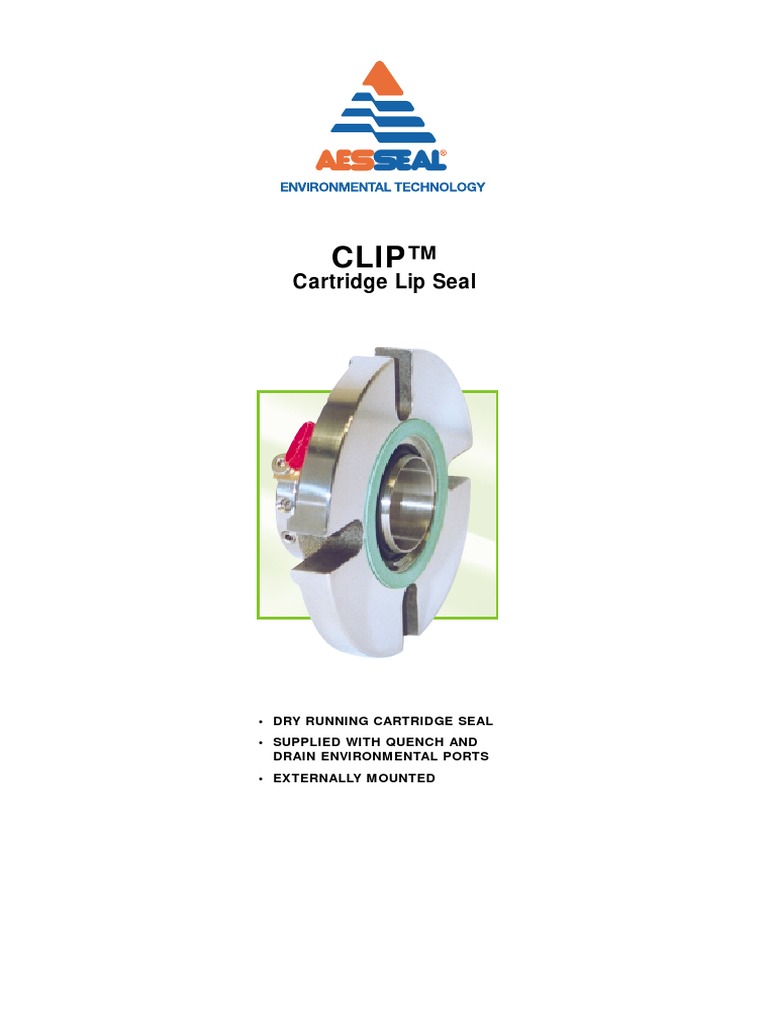 Clip™: Cartridge Lip Seal | PDF | Nature