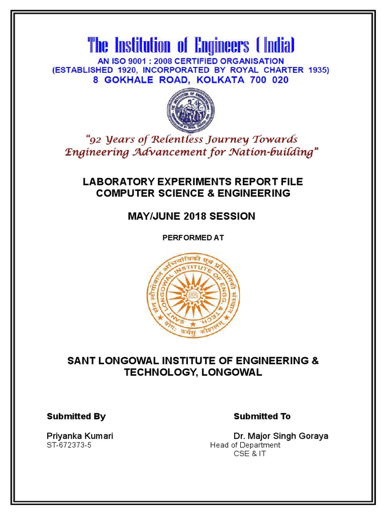 Laboratory Experiments Report File Computer Science & Engineering May ...