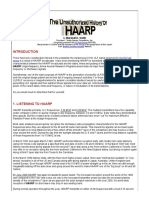The Unauthorized History of HAARP