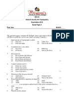 Network Security and Cryptography Exam