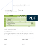 Verifikasi Dokumen Portofolio 5 Mei 2017