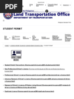 Student Permit