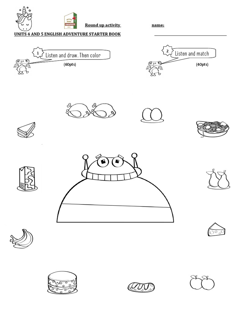 Round Up Activity 1st Form | PDF