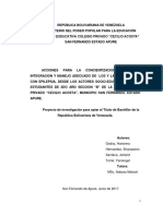 Accion para Cointizar y Manejar Al Niño Epileptico