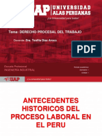Antecednetes Históricos Del Proceso Laboral en El Perú