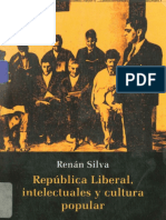 Republica Liberal, Intelectuales y Cultura Popular Renan Silva Yesid Sequeda