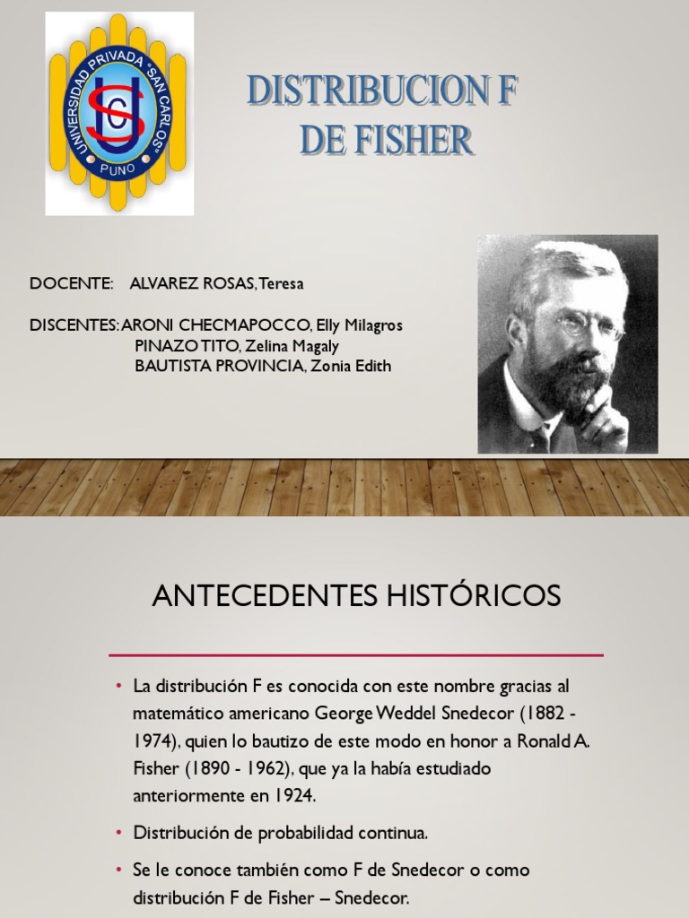 Distribucion F De Fisher Snedecor Pdf Hipótesis Análisis De Variación