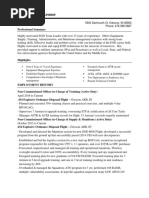 Modified Resume