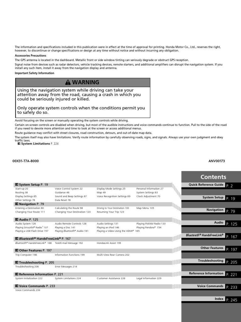 2018 HONDA HRV OWNERS MANUAL PDF visual data 4