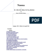 Nanna o Sobre La Vida Del Alma de Las Plantas - Castellano-Gustav Theodor Fechner PDF