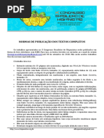 Normas Para Publicação de Trabalhos Abh