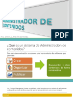 Clase 1 - Administrador de Contenidos