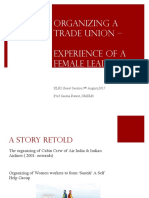 Organizing Trade Unions-XLRI 9.8.17