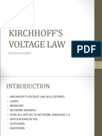 Kirchhoff'S Voltage Law: Douglas Shearer