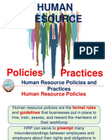 Human Resource Policies and Practices (Own Version)