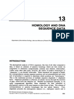 3) 13 Homology and DNA Sequence 2001 The Character Concept in Evolutionary B