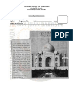 Reading comprehension test on the Taj Mahal