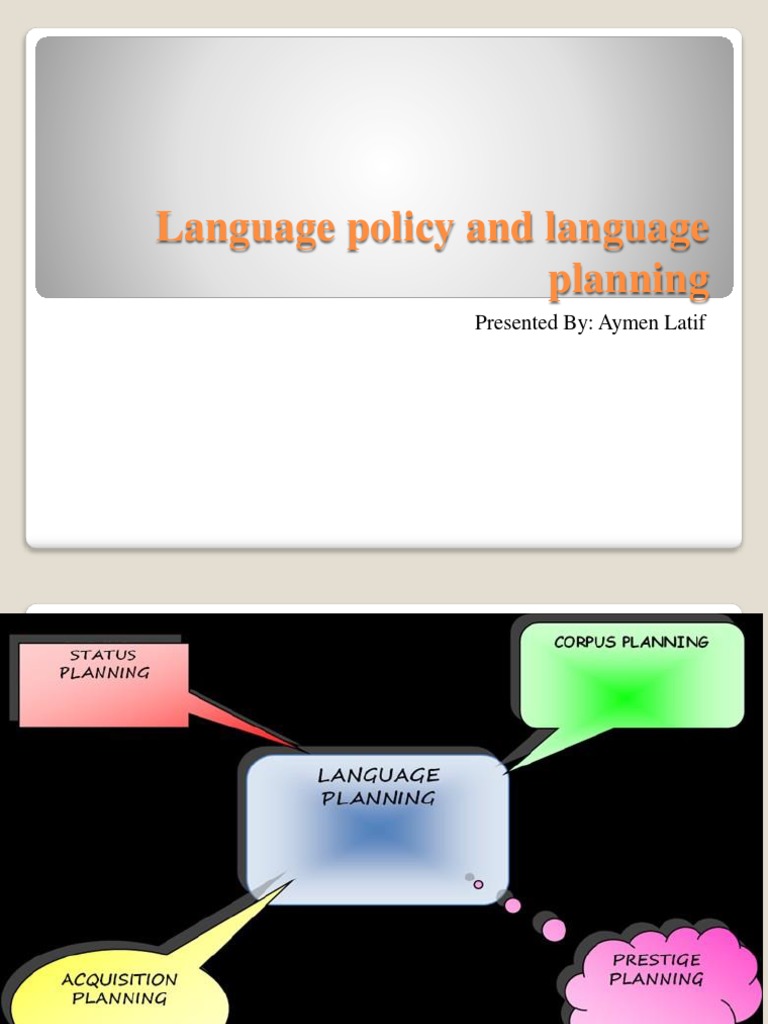 Language Policy and Language Planning | PDF