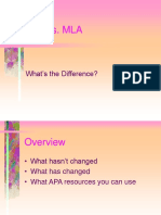 Apa vs. Mla: What's The Difference?