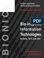 BIONICS: A Proposal for a Transatlantic Research Program in Bio-Inspired Information Technologies