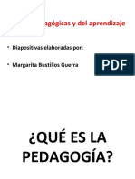 Teorías del aprendizaje y pedagogía