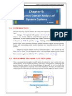 Chapter 9:: Frequency Domain Analysis of Dynamic Systems