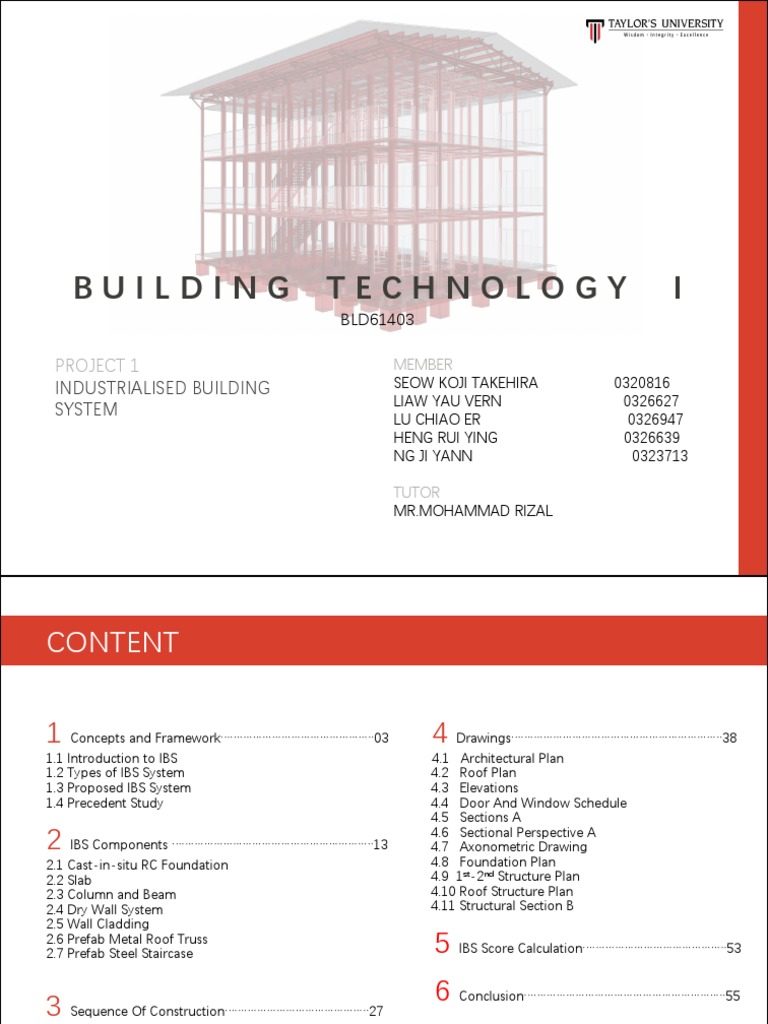 Industrialised Building System Overview | PDF | Truss | Drywall