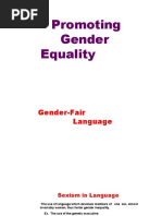 Gender Fair Language
