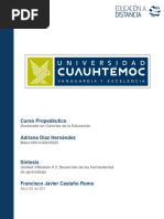 Adriana Díaz Hernández 3.1 Síntesis