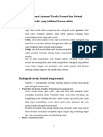 Textbook Reading LEARNING RADIOLOGY WILLIAM Mengenal Anatomi Toraks Normal dan Sebuah Radiografi Toraks yang Adekuat Secara teknis.