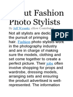 About Fashion Photo Stylists - AB