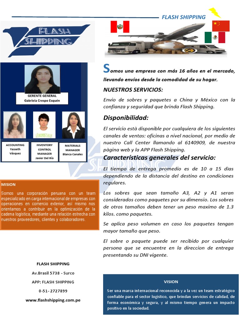 Envíos Rápidos con Flash Shipping | PDF | Logística | Servicio de envío