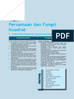 Persamaan Dan Fungsi Kuadrat