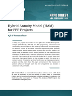 Hybrid Annuity Model For PPP Projects