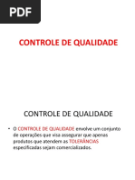 Aula 12 - Controle de Qualidade