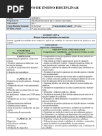 Plano de Ensino Disciplinar 2º Ano