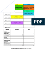 Horario Otoño 2018